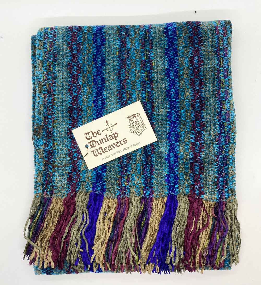 The Dunlap Weavers scarf, 72" chenille (3 colors)