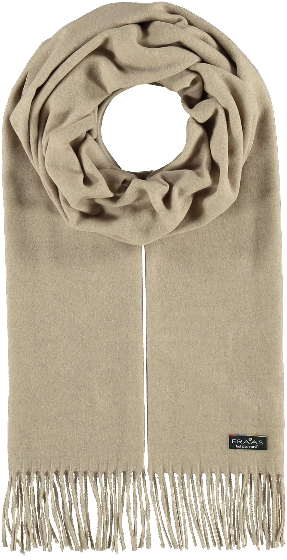 Fraas scarf 625119, cashmink solid oversized