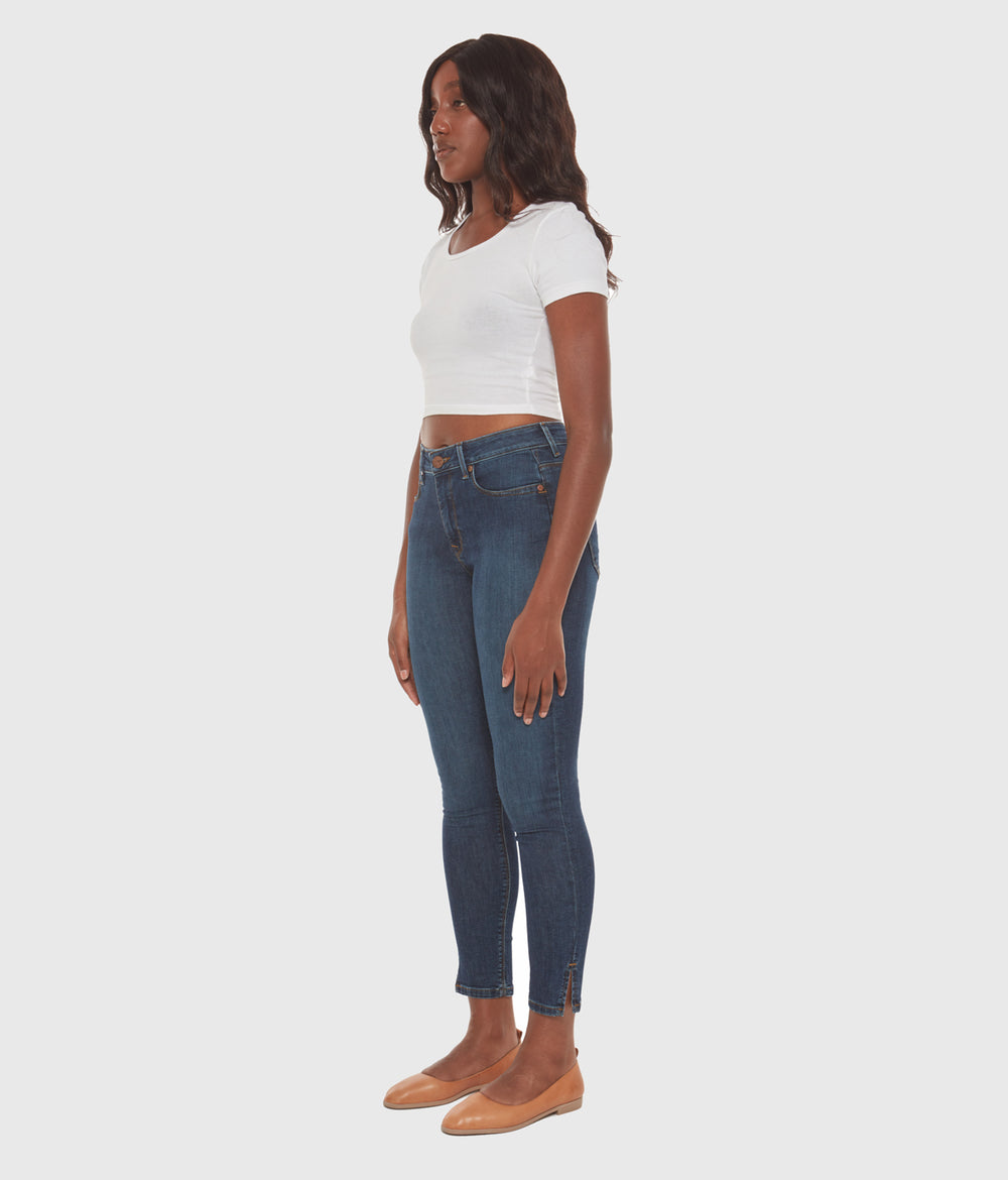 Lola Blair jeans, mid-rise skinny ankle