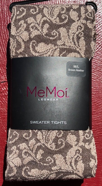 Memoi Sweater Flat Knit Womens Tights MO-325 - Tiptoe Boutique