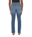 Lola Kristine jeans, mid-rise straight stone blue
