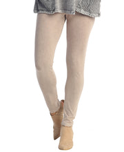 Jess & Jane legging M31, full-length cotton mineral wash