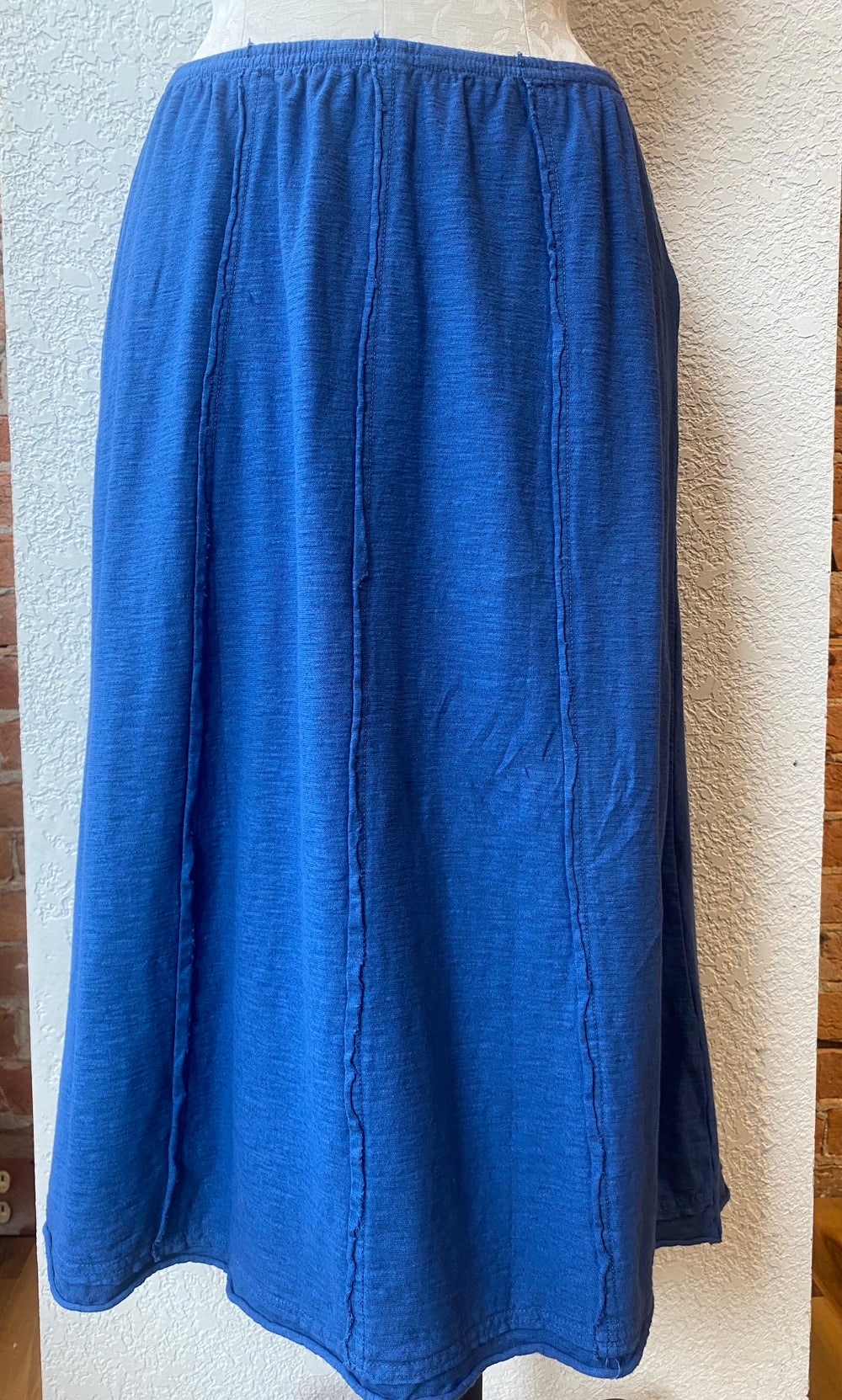 Cut Loose skirt, seamed panels linen blend (2 colors) SALE Sizes S, M, L