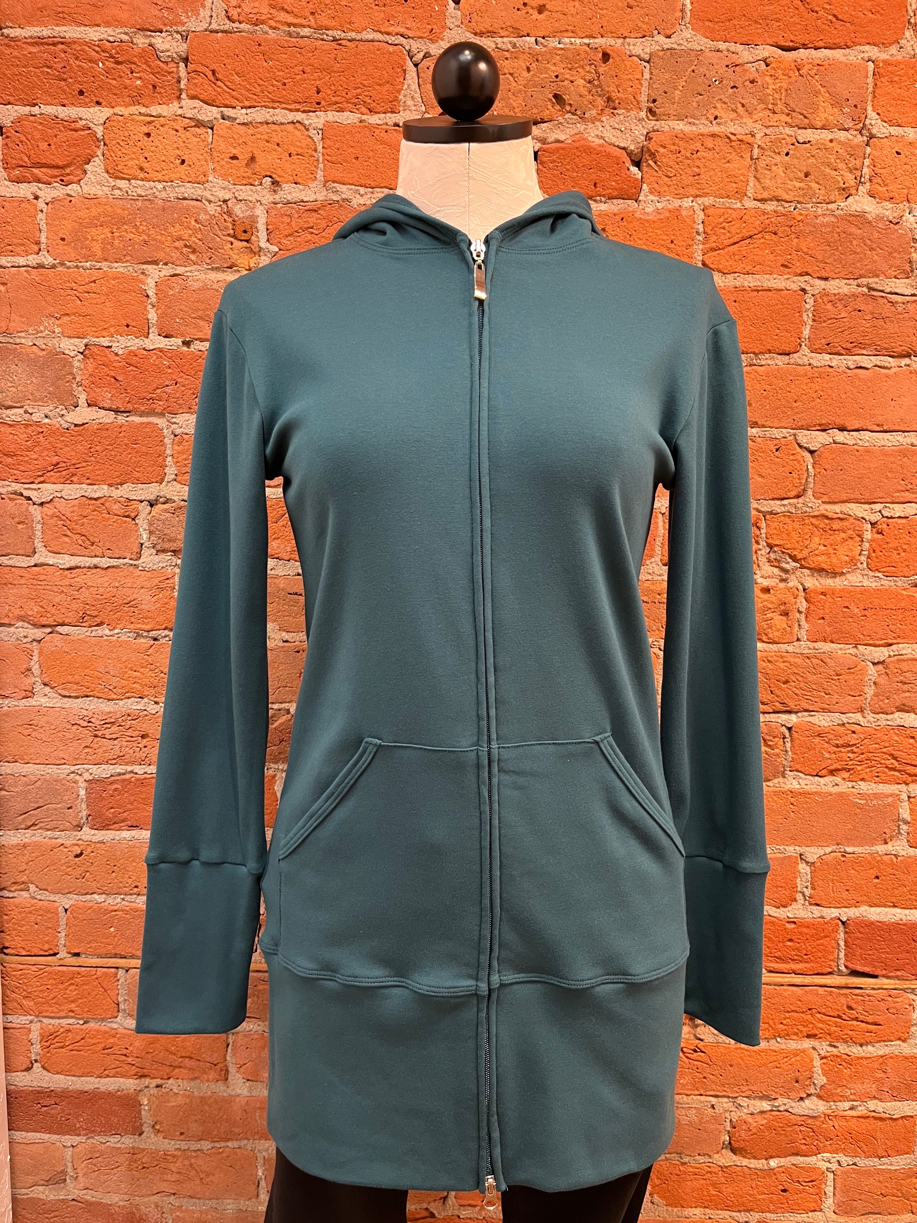 Necessitees sudadera con capucha y prendas exteriores hasta la túnica