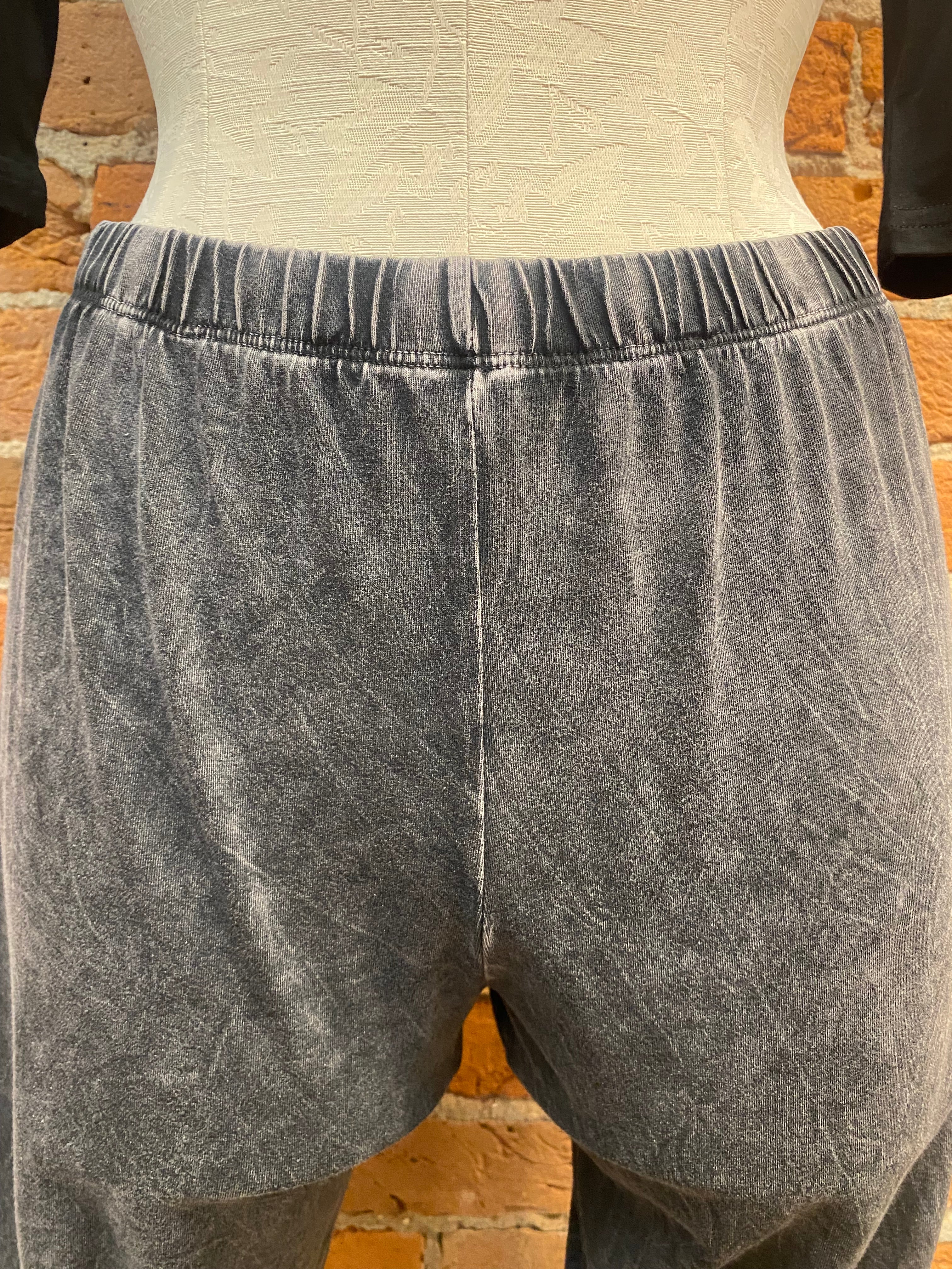 Jess & Jane legging M31, full-length cotton mineral wash