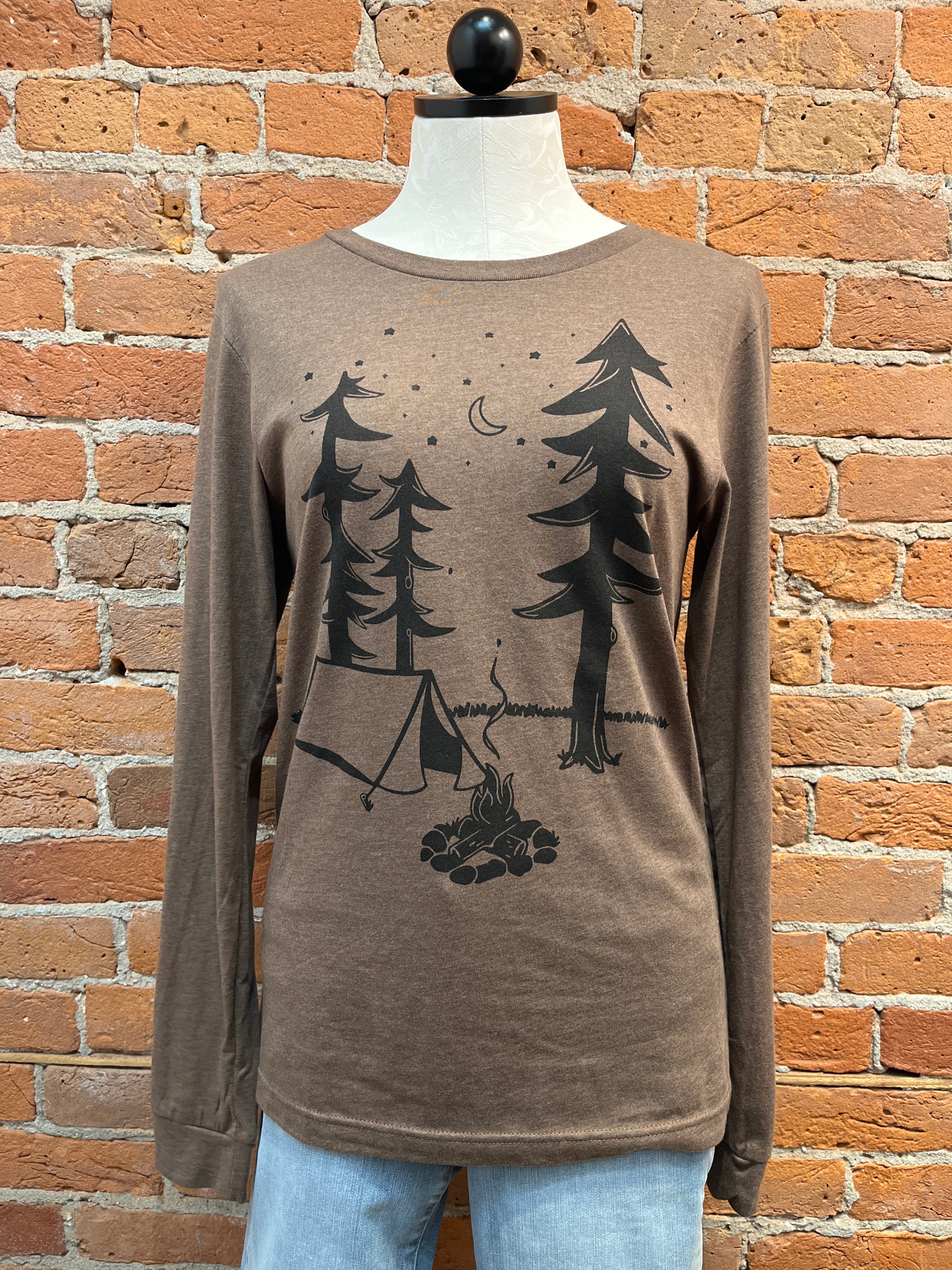 Marushka t-shirt, UNISEX long-sleeve Campsite