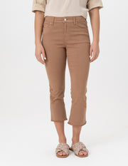 Renuar pant 8110, tencel blend embroidered crop (2 colors)