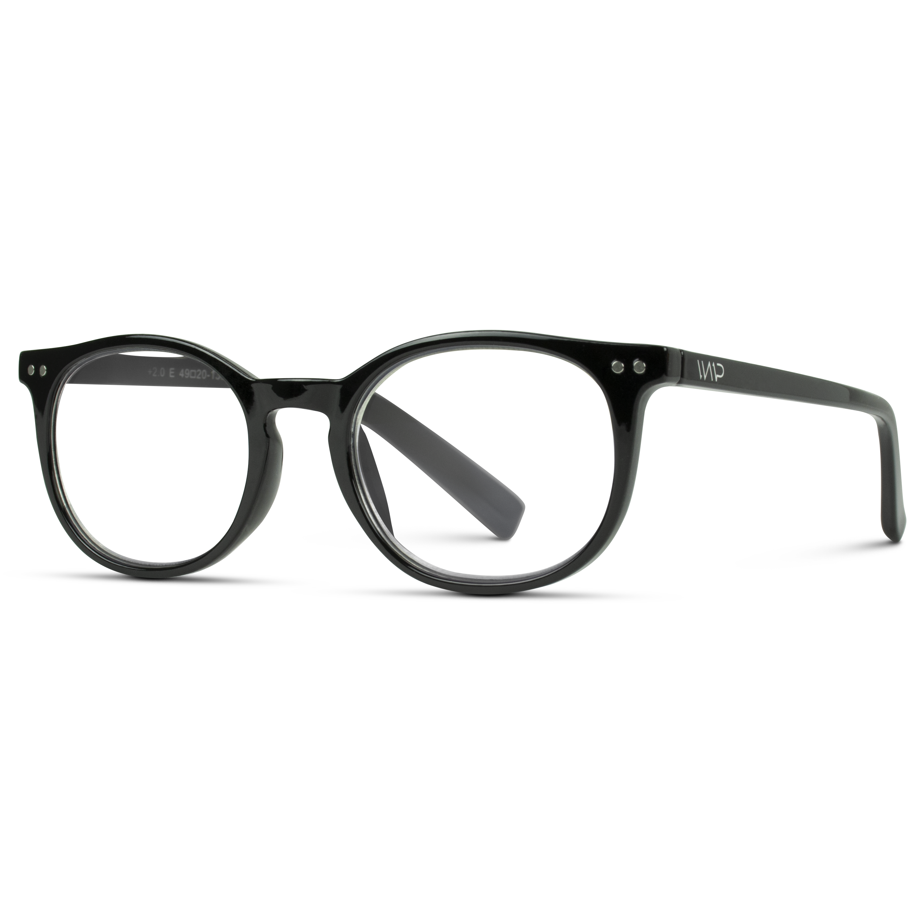 WMP Ruby blue-light reading glasses, +1.5 black