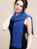 Sevya Revati scarf, wool/silk crinkle (8 colors)
