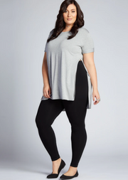 Leggings C'est Moi, bambú largo completo Talla PLUS (7 colores)