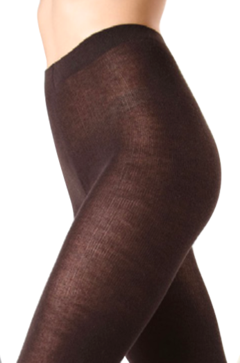 MeMoi tights, cashmere-blend flat-knit (2 colors)
