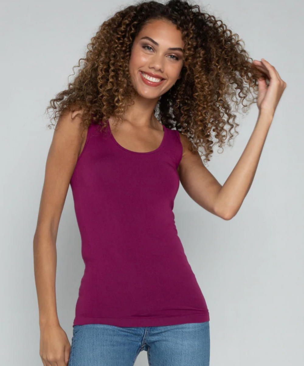 C'est Moi tank, bamboo one size (4 colors)