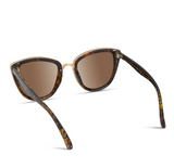 WMP Aria polarized sunglasses, tortoise/blue