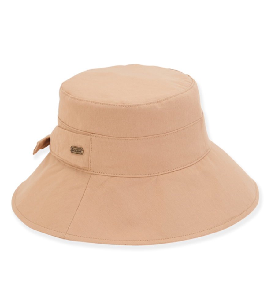 Sun 'n' Sand hat 2787, cotton poplin bucket brim