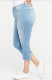 NYDJ Chloe capri jeans with side slit