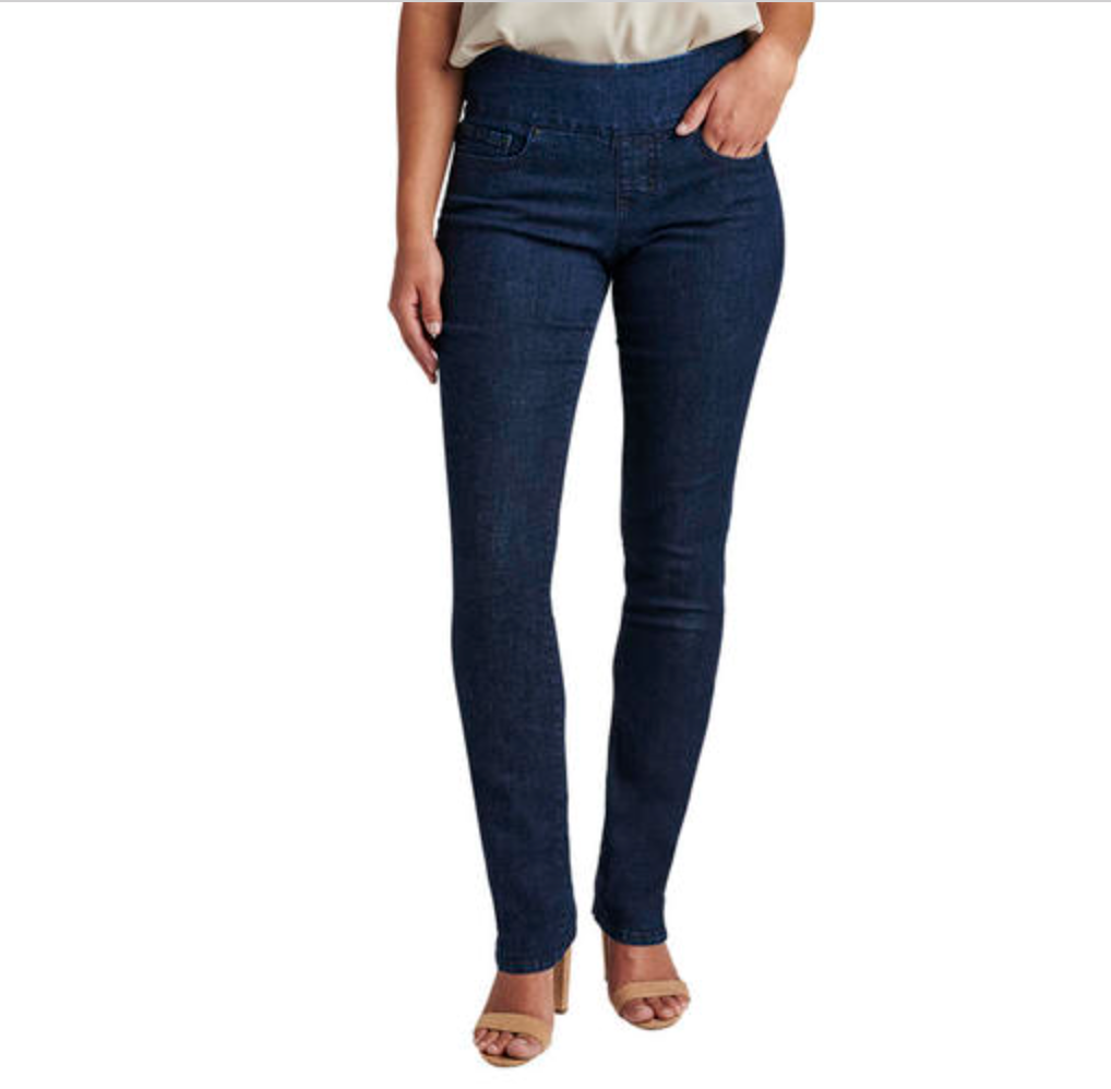 Jag Peri straight PETITE jeans, midrise (pull-on) SALE Sizes 0P, 2P, 14P