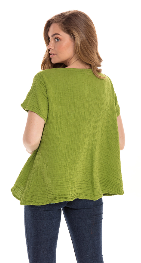 Nusantara shirt 03609, 1-pocket boxy (3 colors)