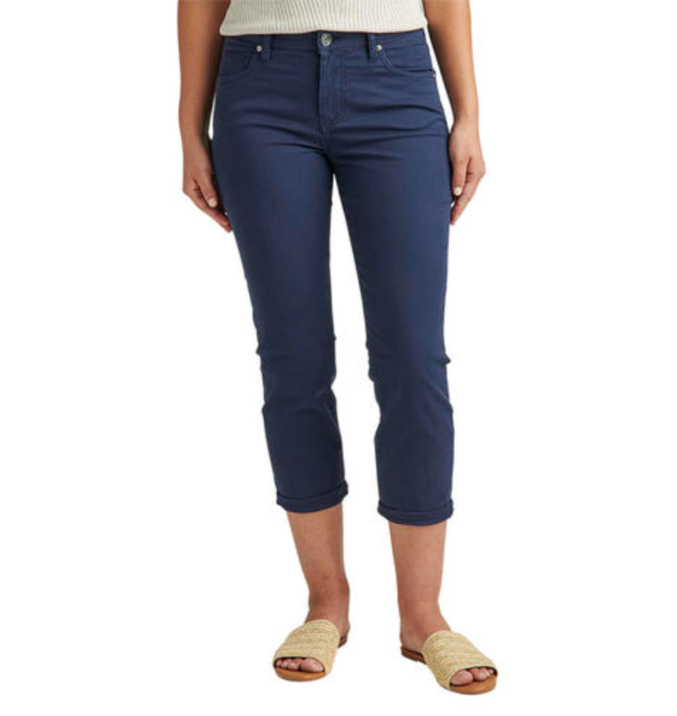 Jag Cecilia skinny capri jeans (zip) stretch twill SALE size 0