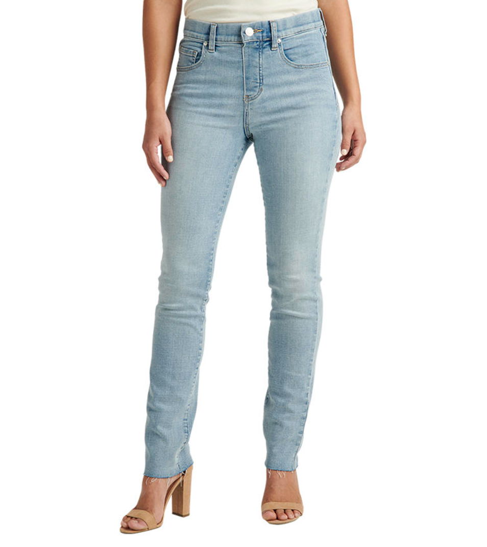 Jag Valentina straight jeans, high rise (pull on) 2 washes
