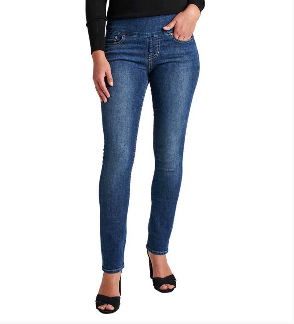 Jag Peri straight jeans, midrise (pull-on) SALE Sizes 0-10, 16, 16 W