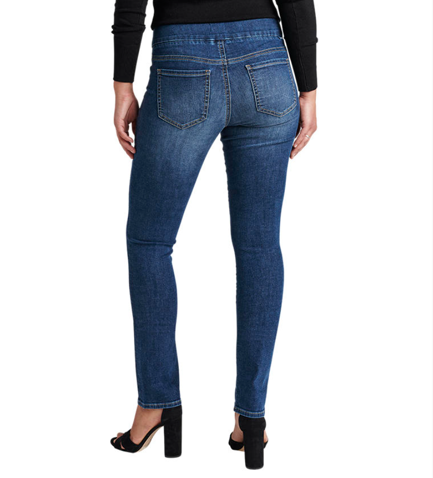 Jag Peri straight jeans, midrise (pull-on)