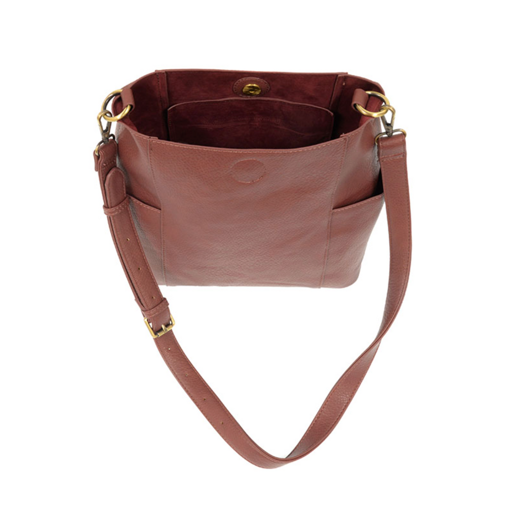 Joy Susan Kayleigh Side Pocket Bucket purse (6 colors)