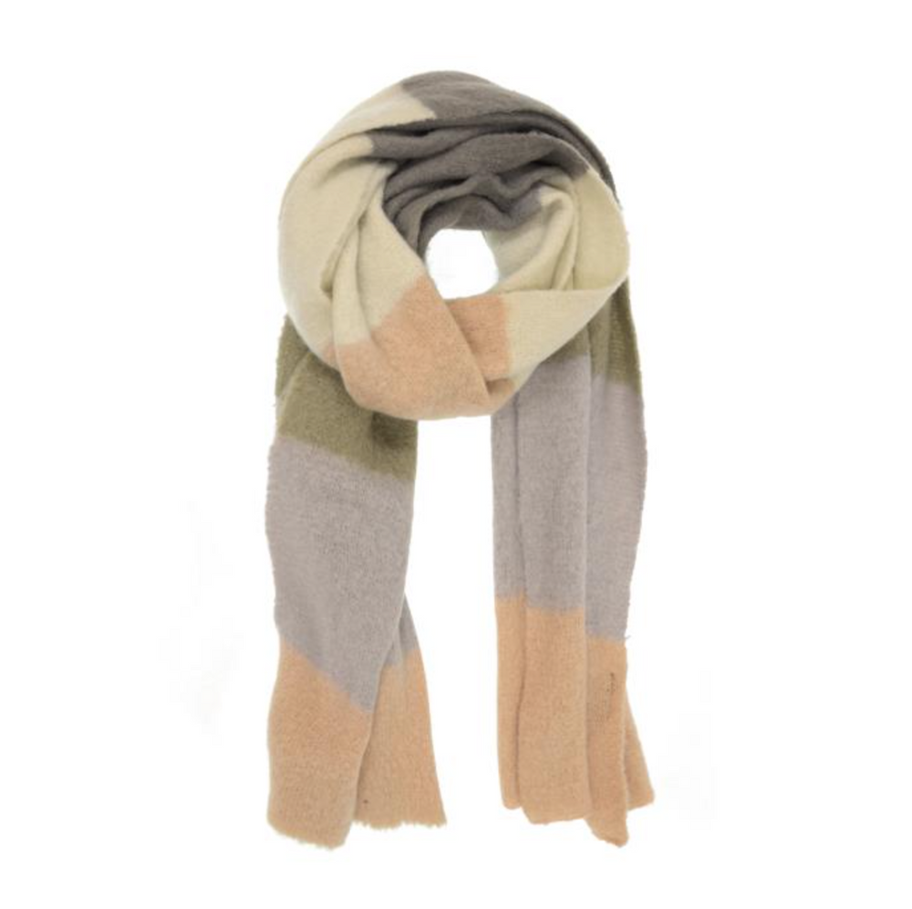 Joy Susan scarf, color block (3 colors)
