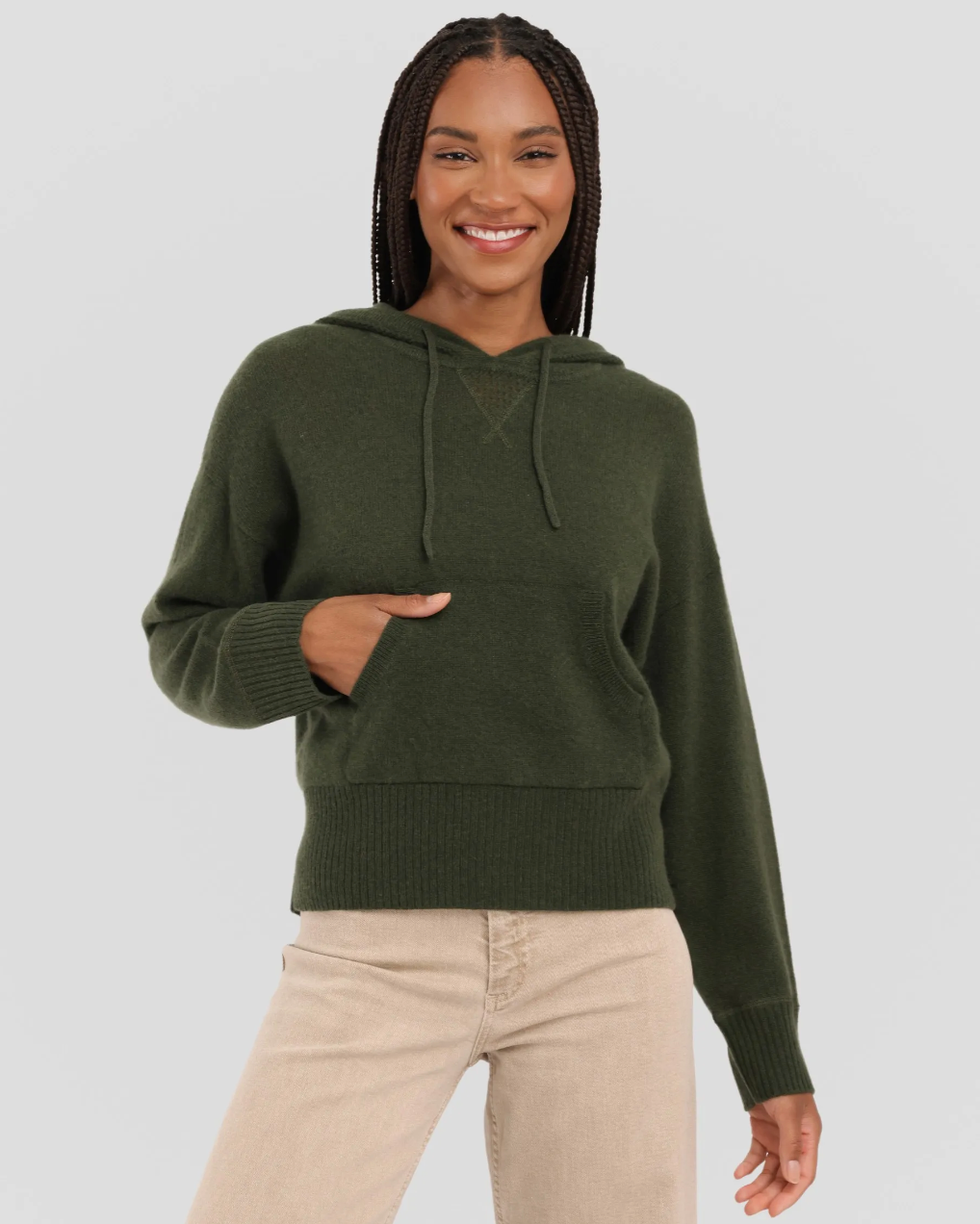 Alashan hoodie, cashmere cropped SALE Size L