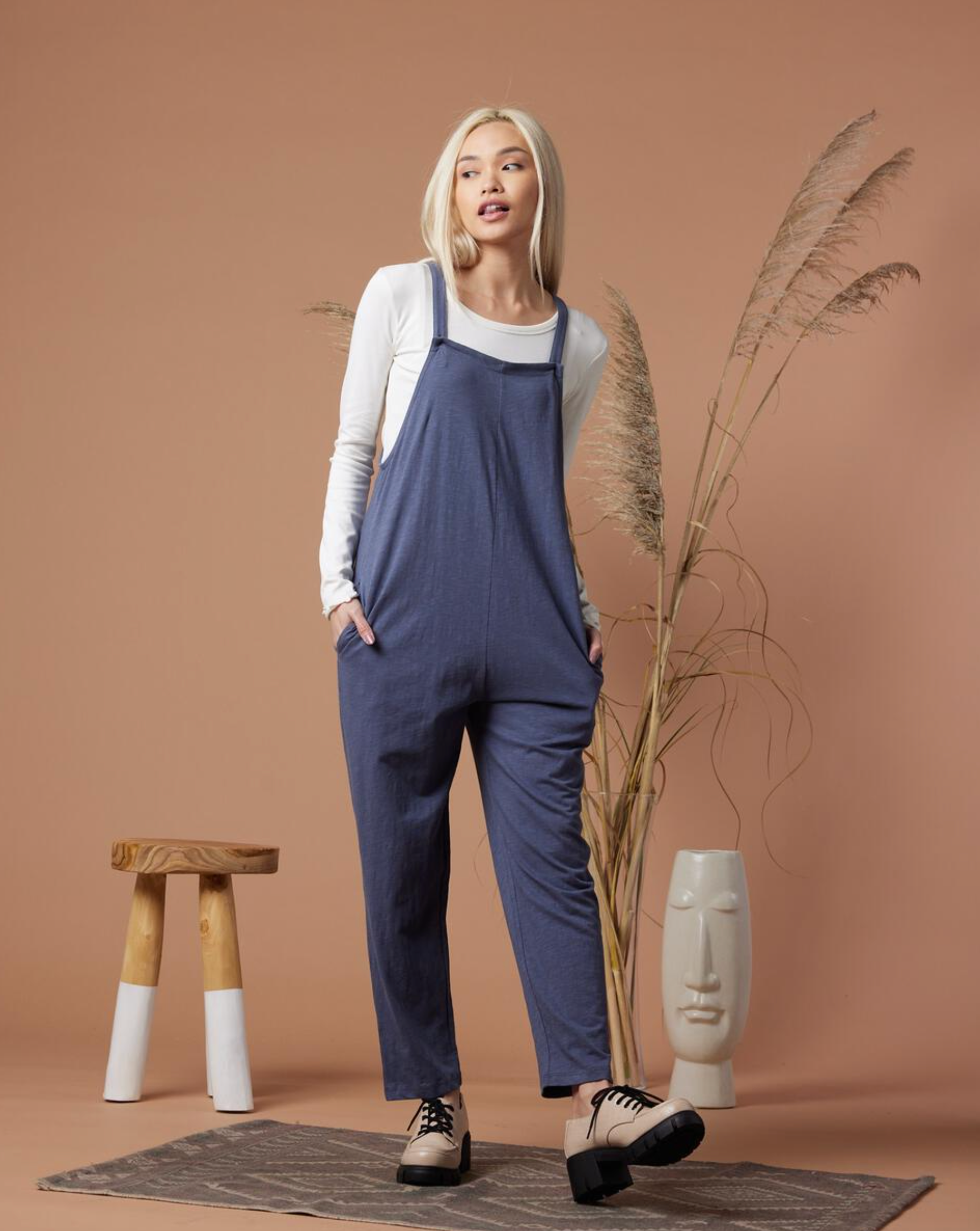 Known Supply Cadence overall, organic cotton. SALE Size 3X