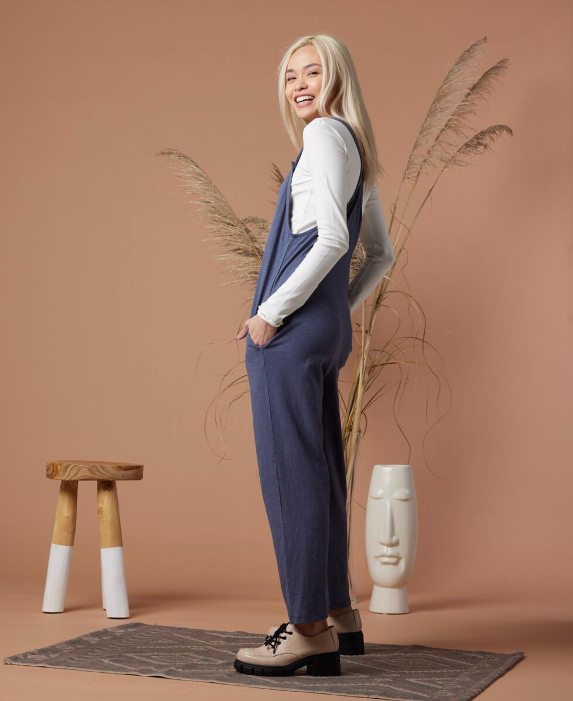 Known Supply Cadence overall, organic cotton. SALE Size 3X