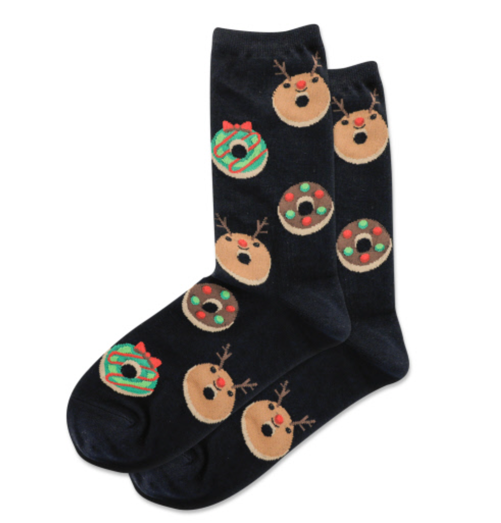 Hot Sox women's holiday crew socks (4 images)