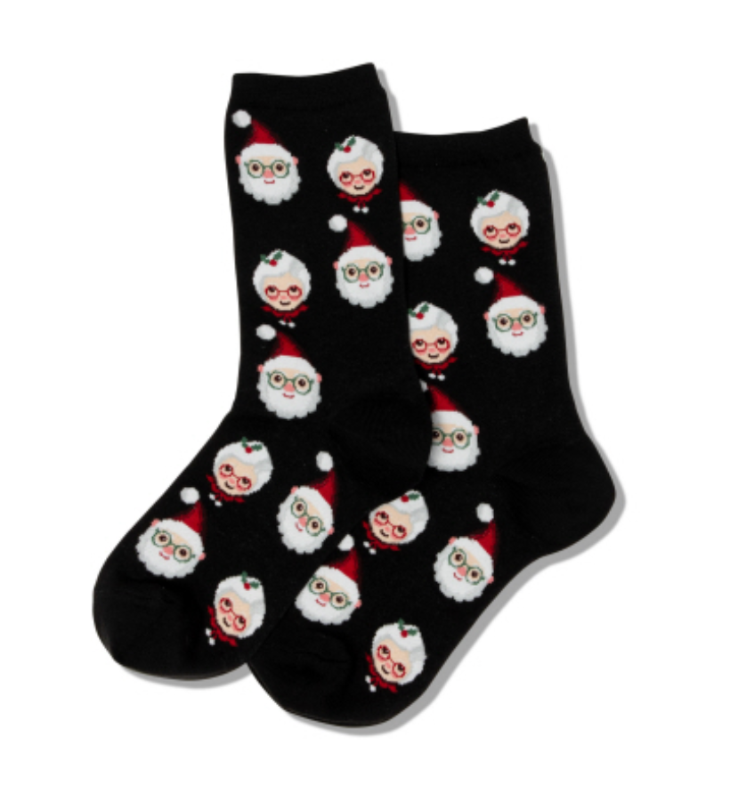 Hot Sox women's holiday crew socks (4 images)
