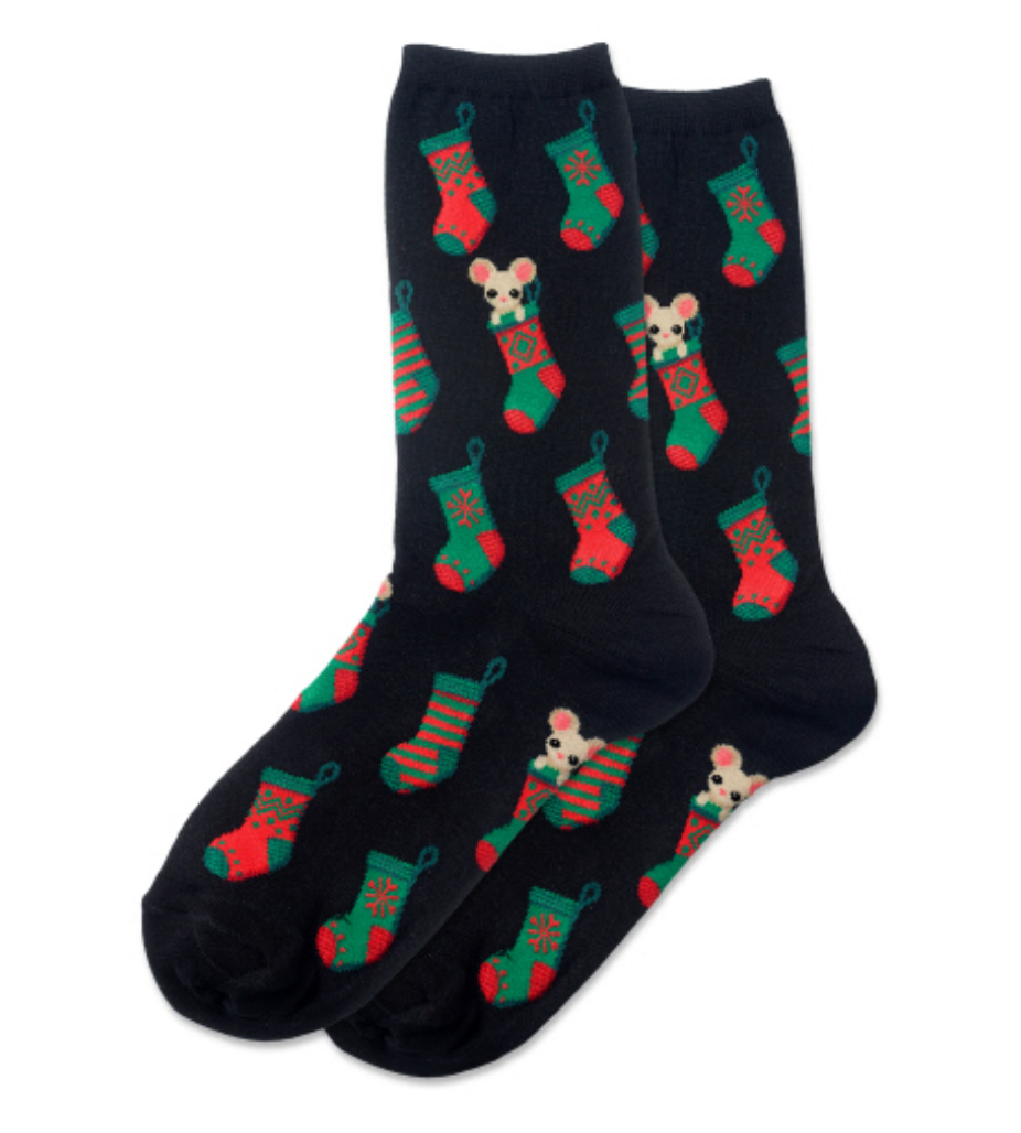 Hot Sox women's holiday crew socks (18 images)