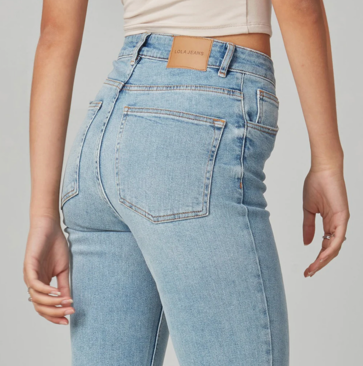 Lola Jeans México Hudson Remi Jeans De Tobillo Recto De Talle Alto