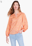 Nic + Zoe shirt, Swan Rays cotton SALE Sizes XS, M, L