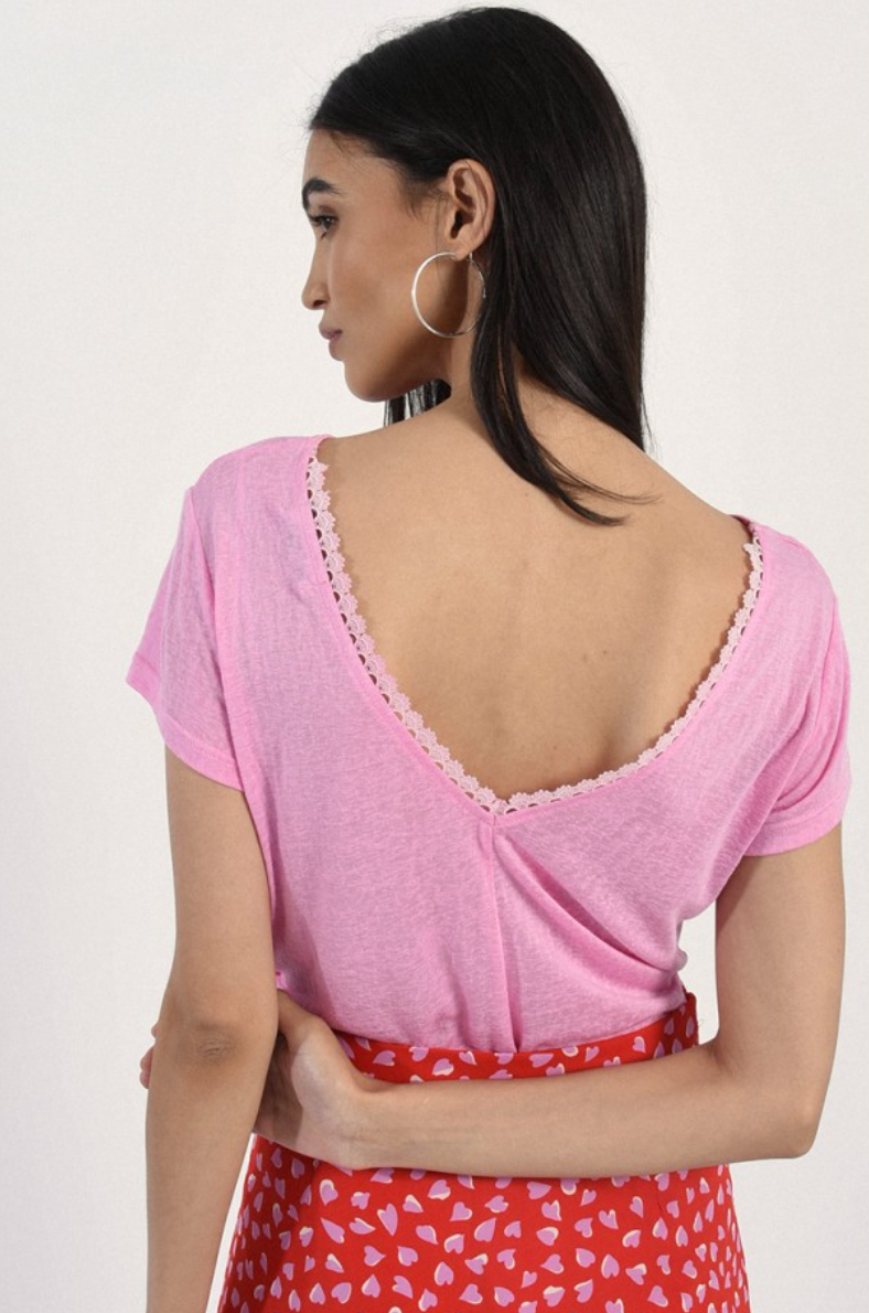 Molly Bracken t-shirt E1599, short sleeve SALE Sizes S, L