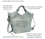 Latico leather purse, Nash crossbody
