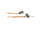 Erin Austin earrings, #14 orbital chain earrings