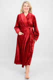 Blue Sky robe, bamboo-cotton velvet (3 colors) SALE Sizes L/XL, 2X/3X