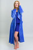 Blue Sky robe, bamboo-cotton velvet (3 colors) SALE Sizes 2X/3X